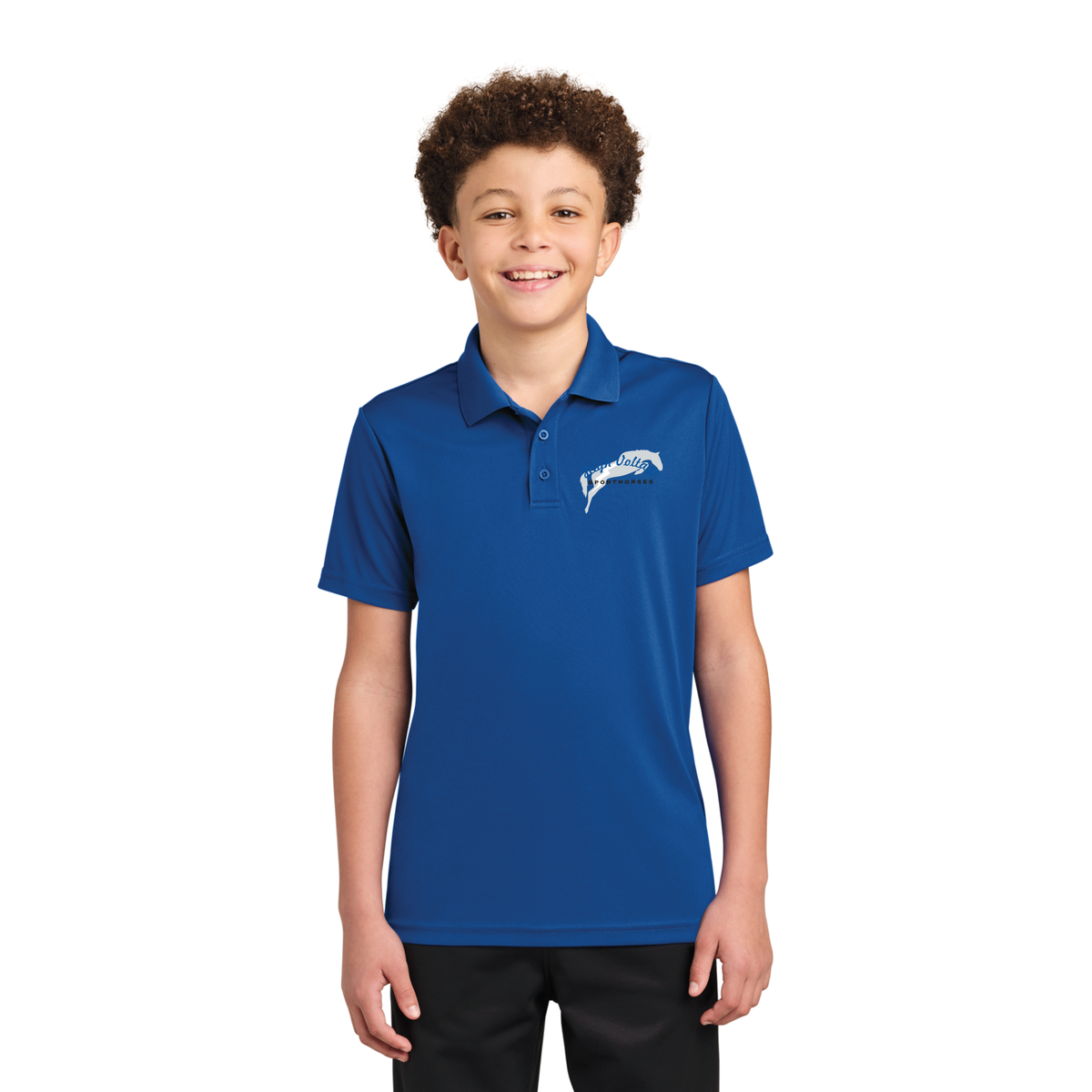 High Voltage Sporthorses Youth Sport-Tek PosiCharge Competitor Polo