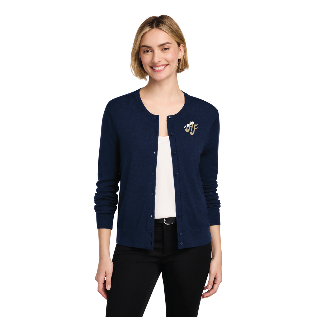 Harmony Farms Women's Brooks Brothers Washable Merino Cardigan Sweater