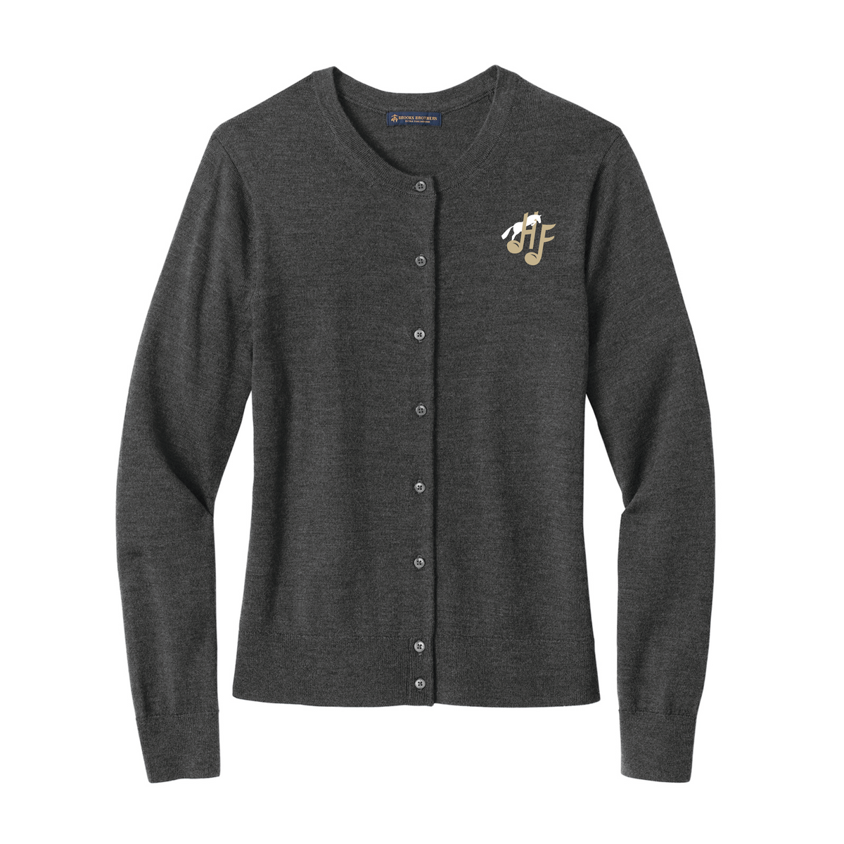 Harmony Farms Women's Brooks Brothers Washable Merino Cardigan Sweater