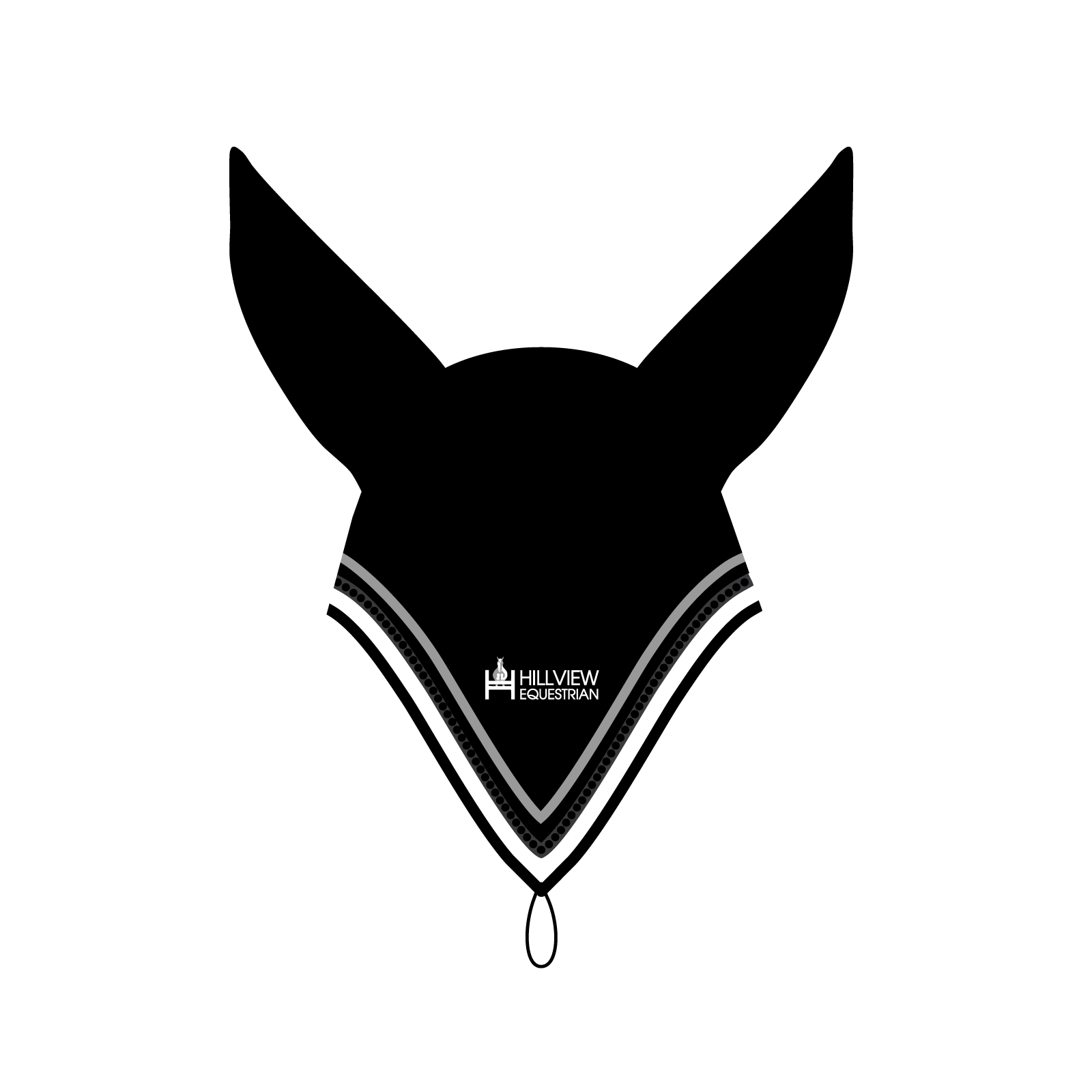Hillview Equestrian Talisman Tie-Down Bonnet (with rhinestones)