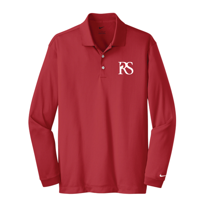 Men's Nike Long Sleeve Stretch Dri-FIT Polo