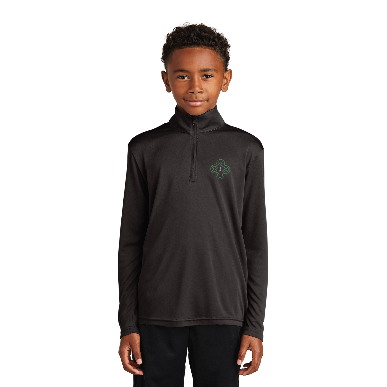Ijula Equestrian Youth Sport-Tek PosiCharge 1/4 Zip Sunshirt