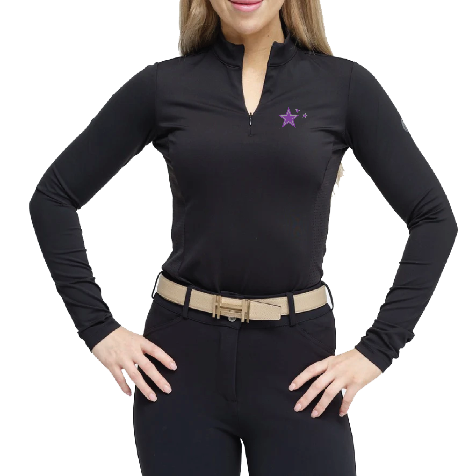 Imagination Lane Women's TKEQ 'Logan' Perforated Competition Top