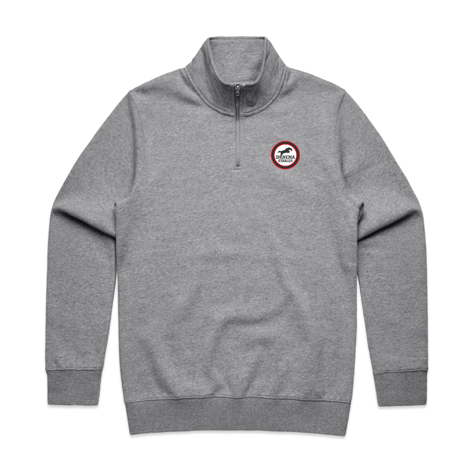 Ipanema Stables Men's AS Colour Stencil Half Zip Crew