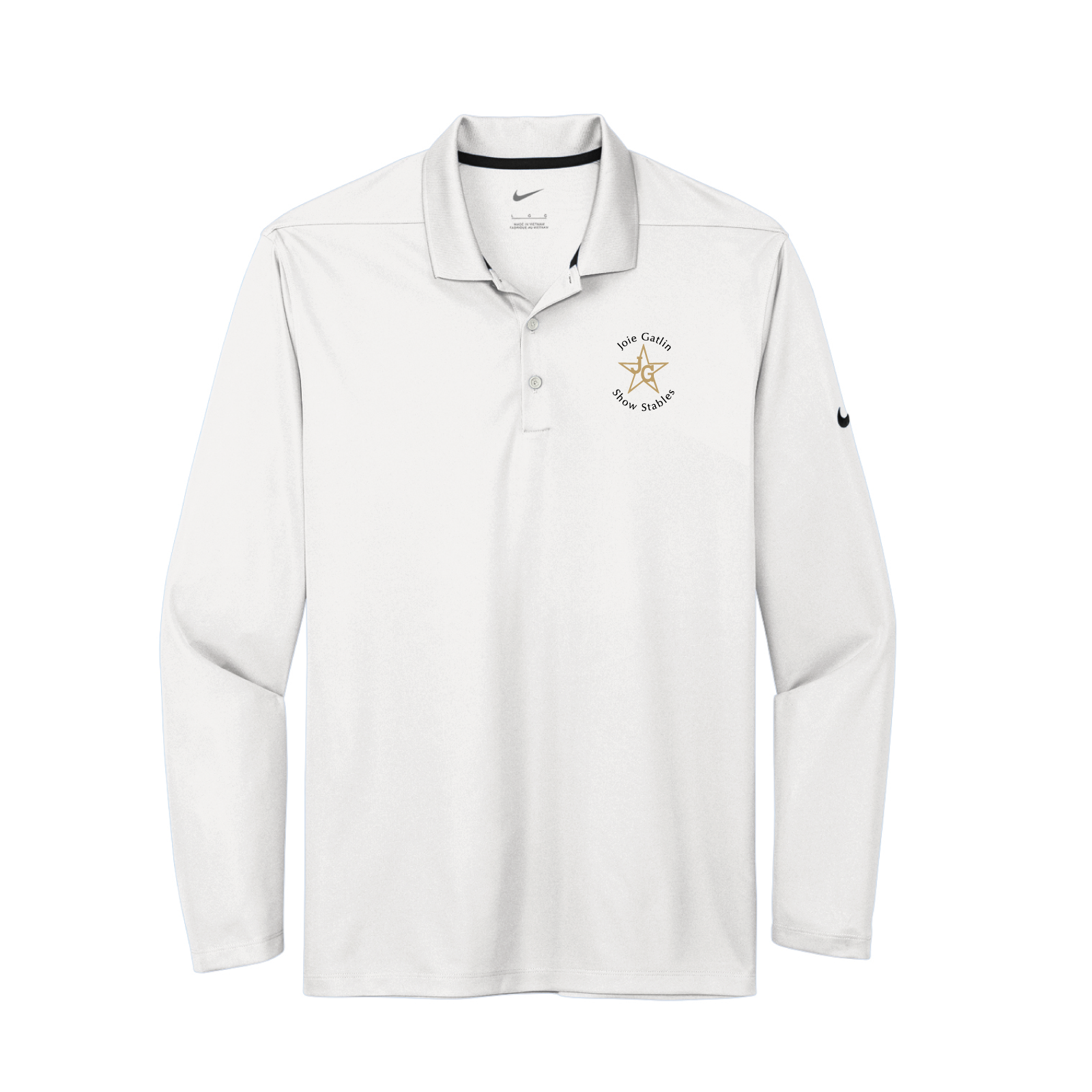 Joie Gatlin Men's Nike Dri-FIT Micro Pique 2.0 Long Sleeve Polo