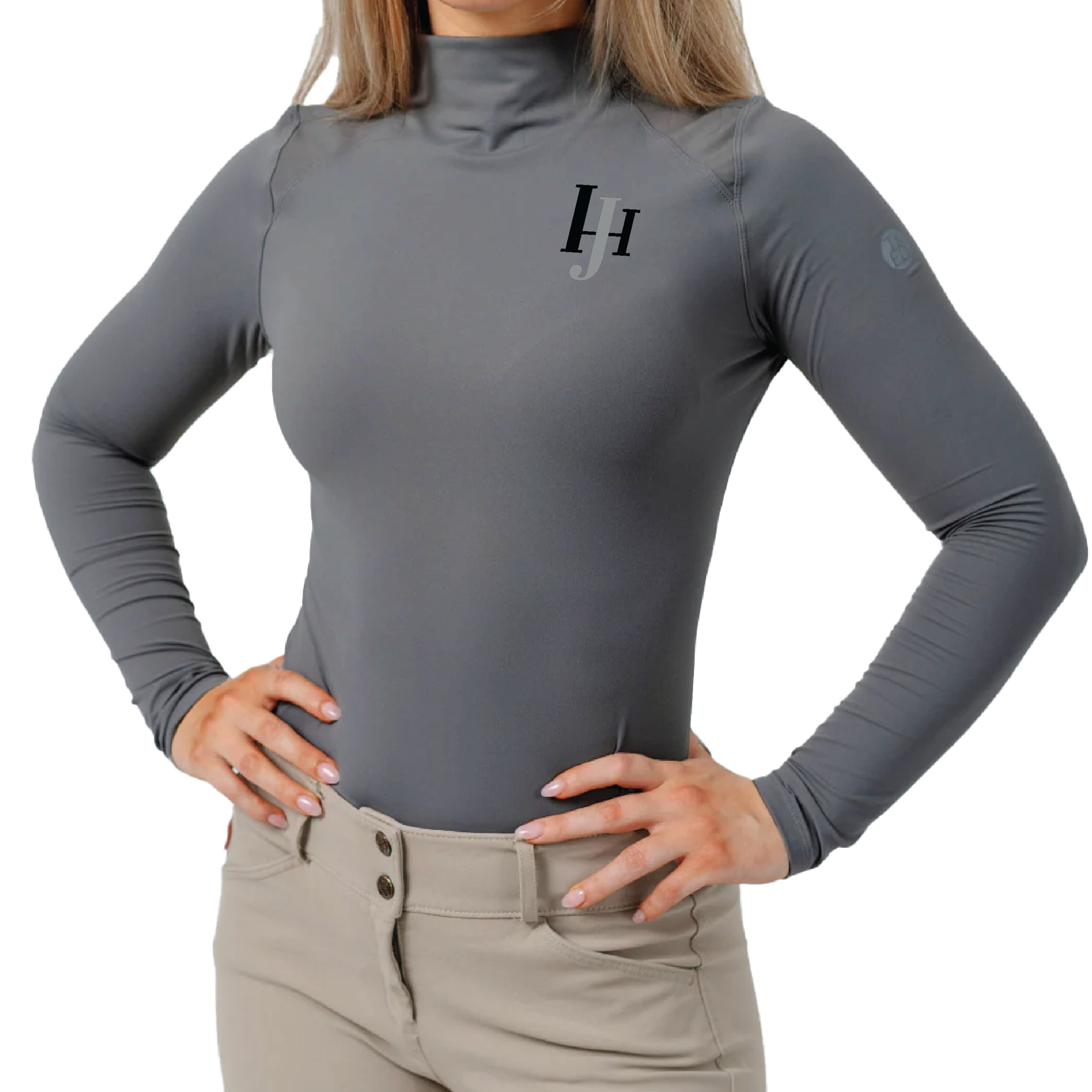 JH Sporthorses Women's TKEQ 'Chloe' High Collar Technical Top