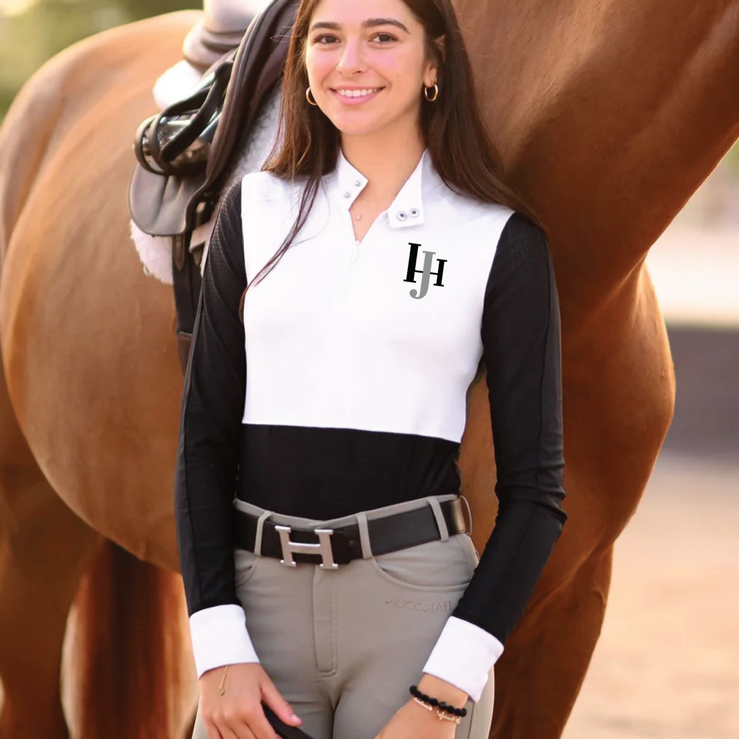 JH Sporthorses Women's Euphoric Equestrian Kloud-9 Competition Top