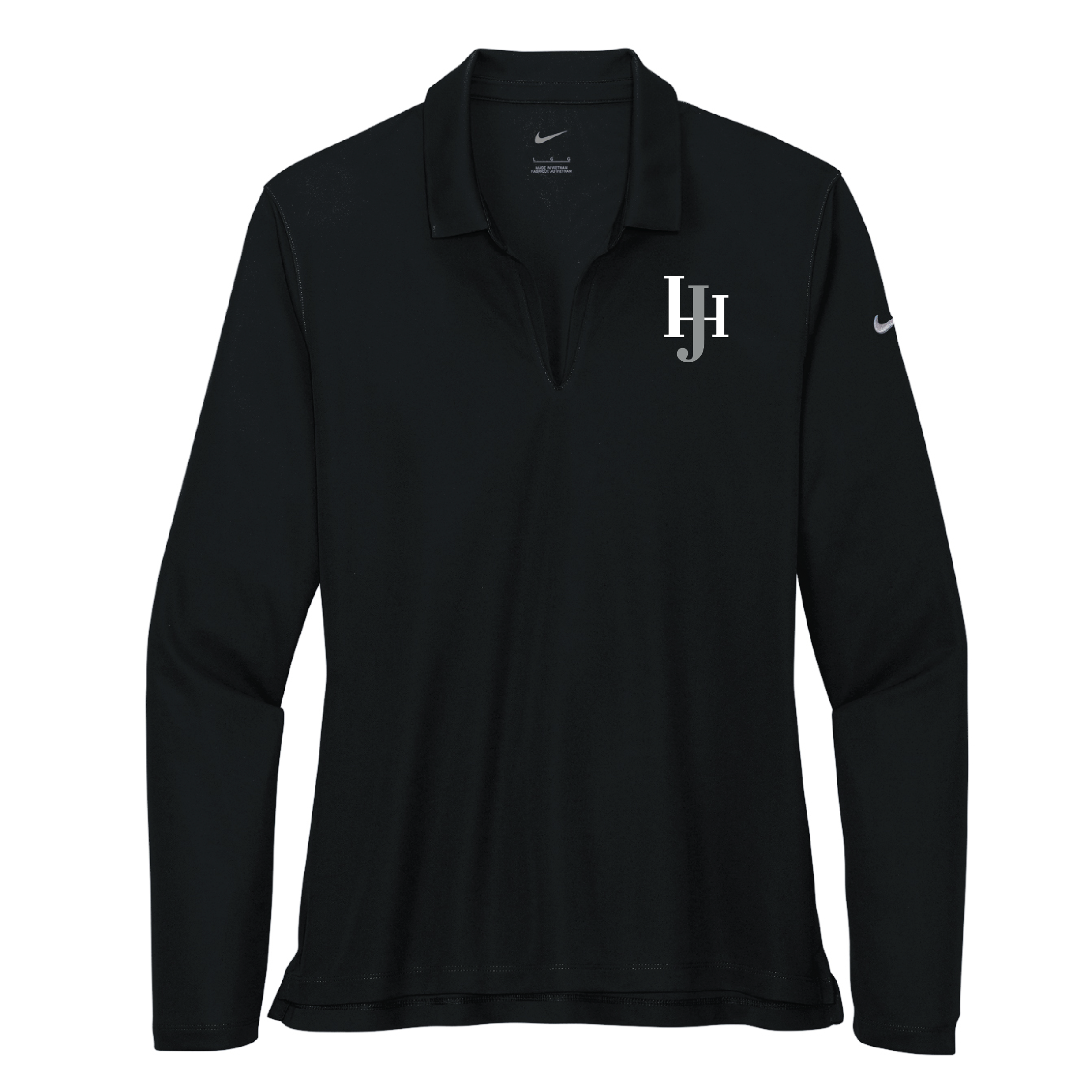 JH Sporthorses Women's Nike Dri-FIT Micro Pique Long Sleeve Polo