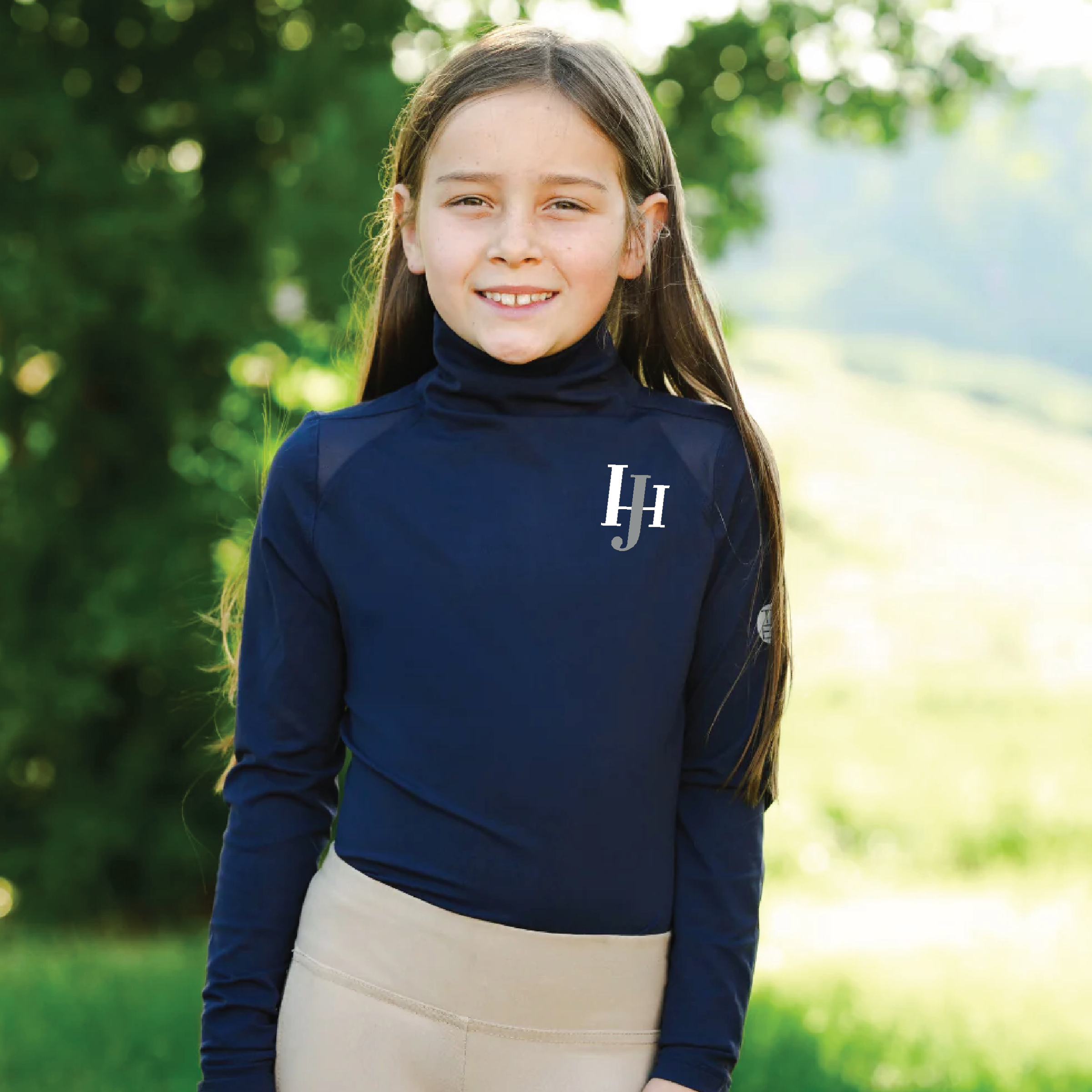 JH Sporthorses MINI TKEQ 'Chloe' High Collar Technical Top