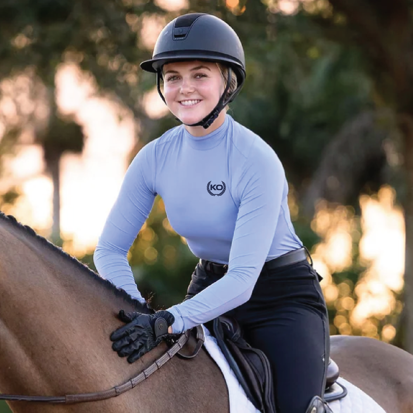 KO Eventing Women's Euphoric Equestrian Aspen Turtleneck