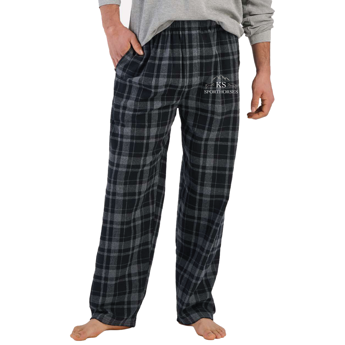 KS Sporthorses Unisex Flannel Pajama Pants