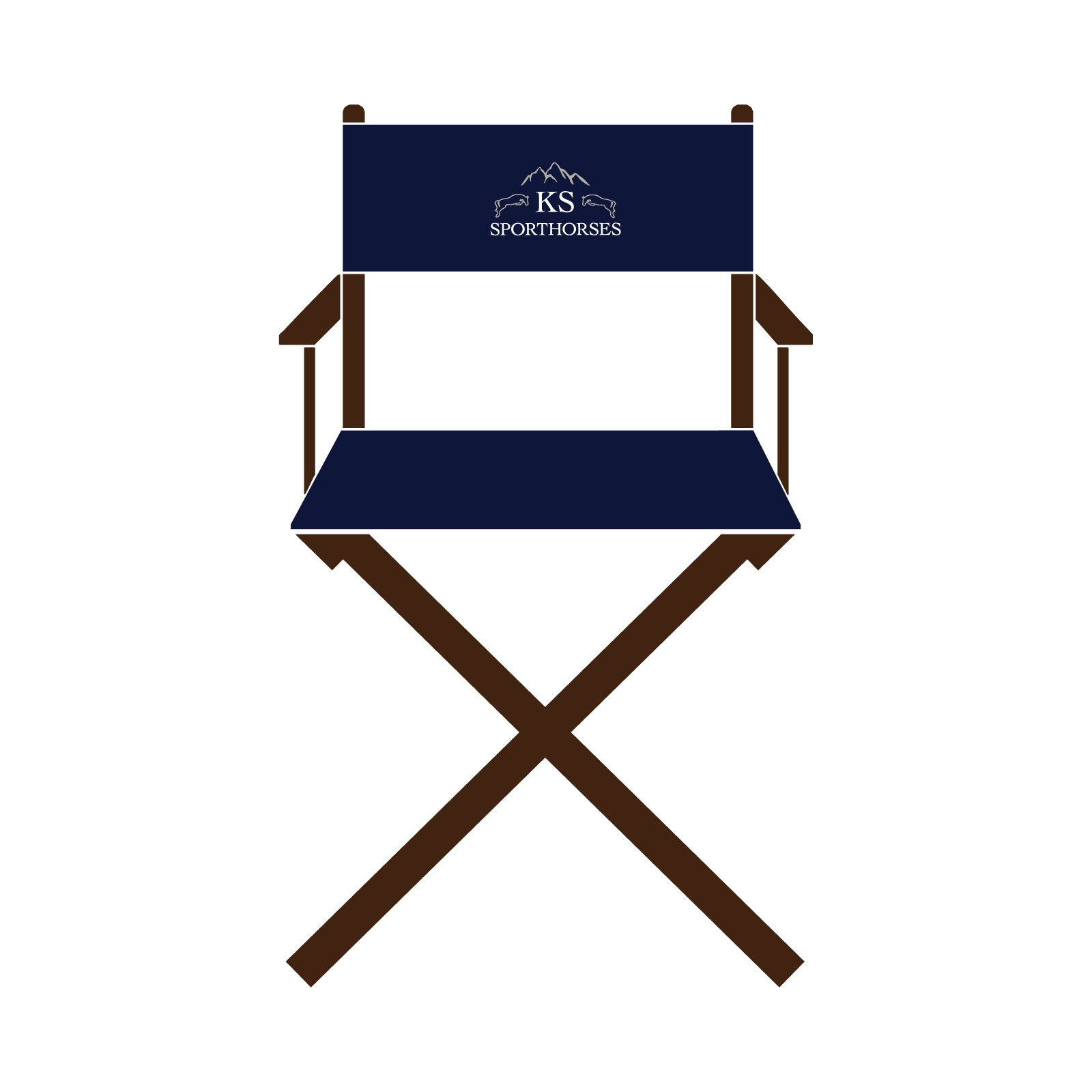 KS Equestrian Director's Chair