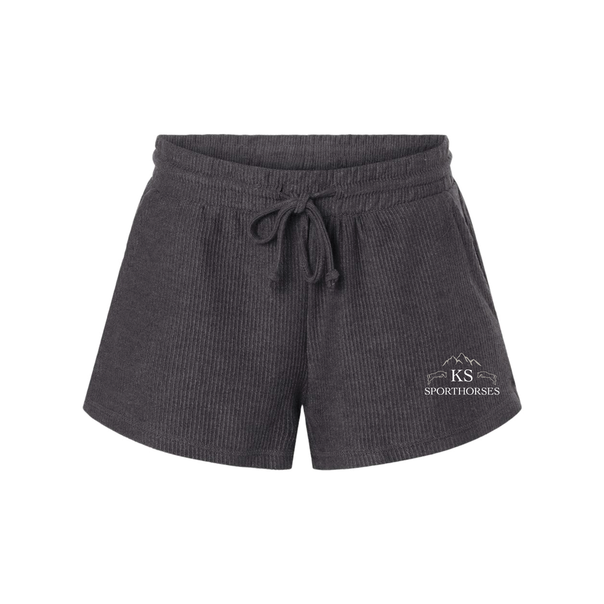 KS Sporthorses Women's Boxercraft Rib Knit Corded Shorts