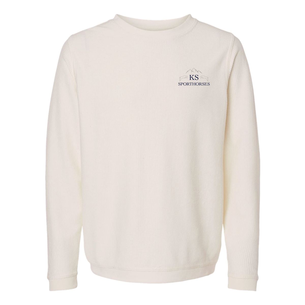 KS Sporthorses Unisex Boxercraft Corded Crewneck Sweatshirt