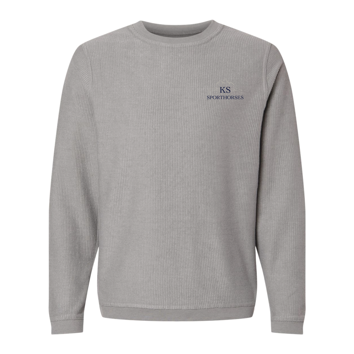 KS Sporthorses Unisex Boxercraft Corded Crewneck Sweatshirt