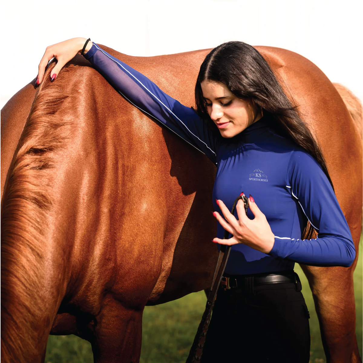 KS Sporthorses Women's Euphoric Equestrian Clara Turtleneck