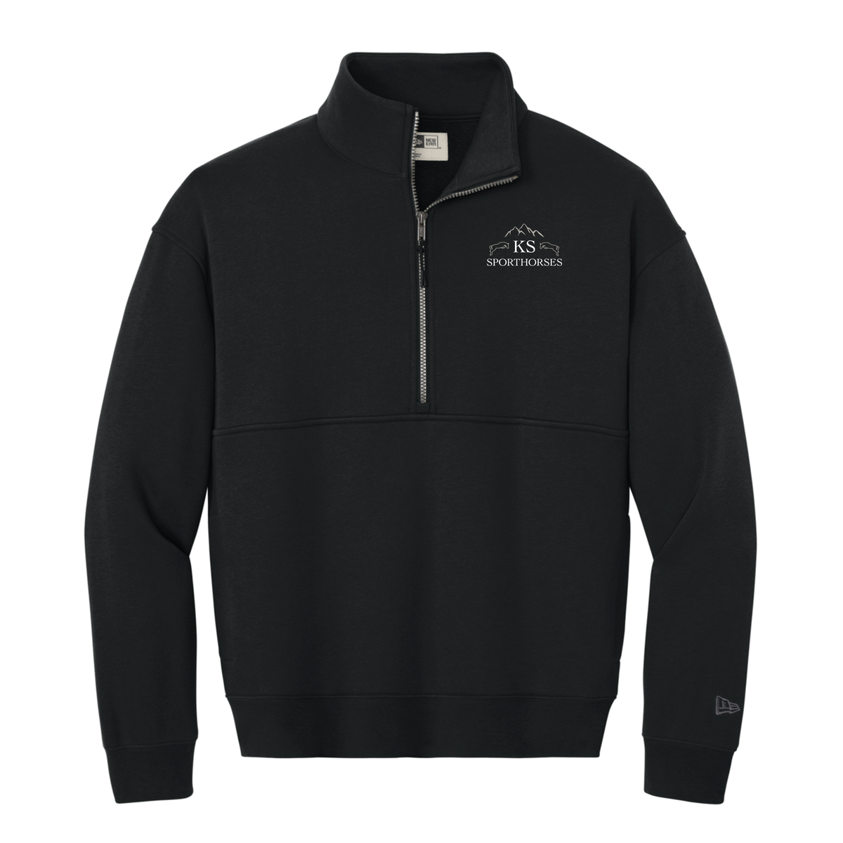 KS Sporthorses Men's New Era Heritage Fleece 1/2-Zip