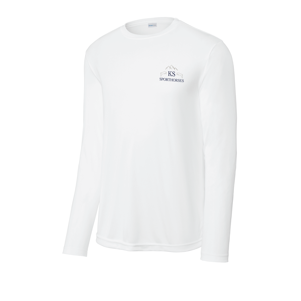 KS Sporthorses Men's Sport-Tek Long Sleeve PosiCharge Competitor Tee