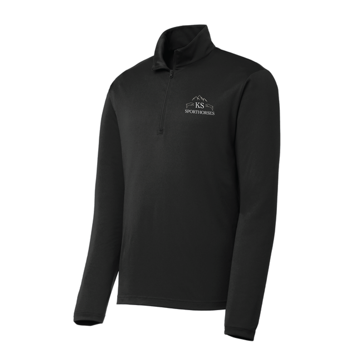 KS Sporthorses Men's Sport-Tek PosiCharge Competitor 1/4 Zip Pullover