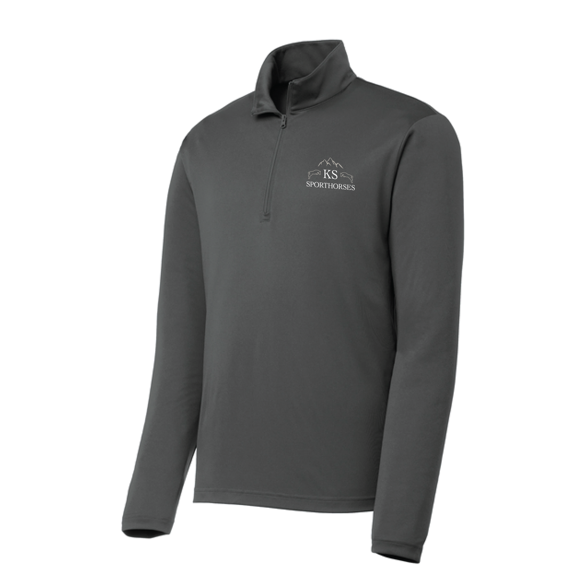 KS Sporthorses Men's Sport-Tek PosiCharge Competitor 1/4 Zip Pullover