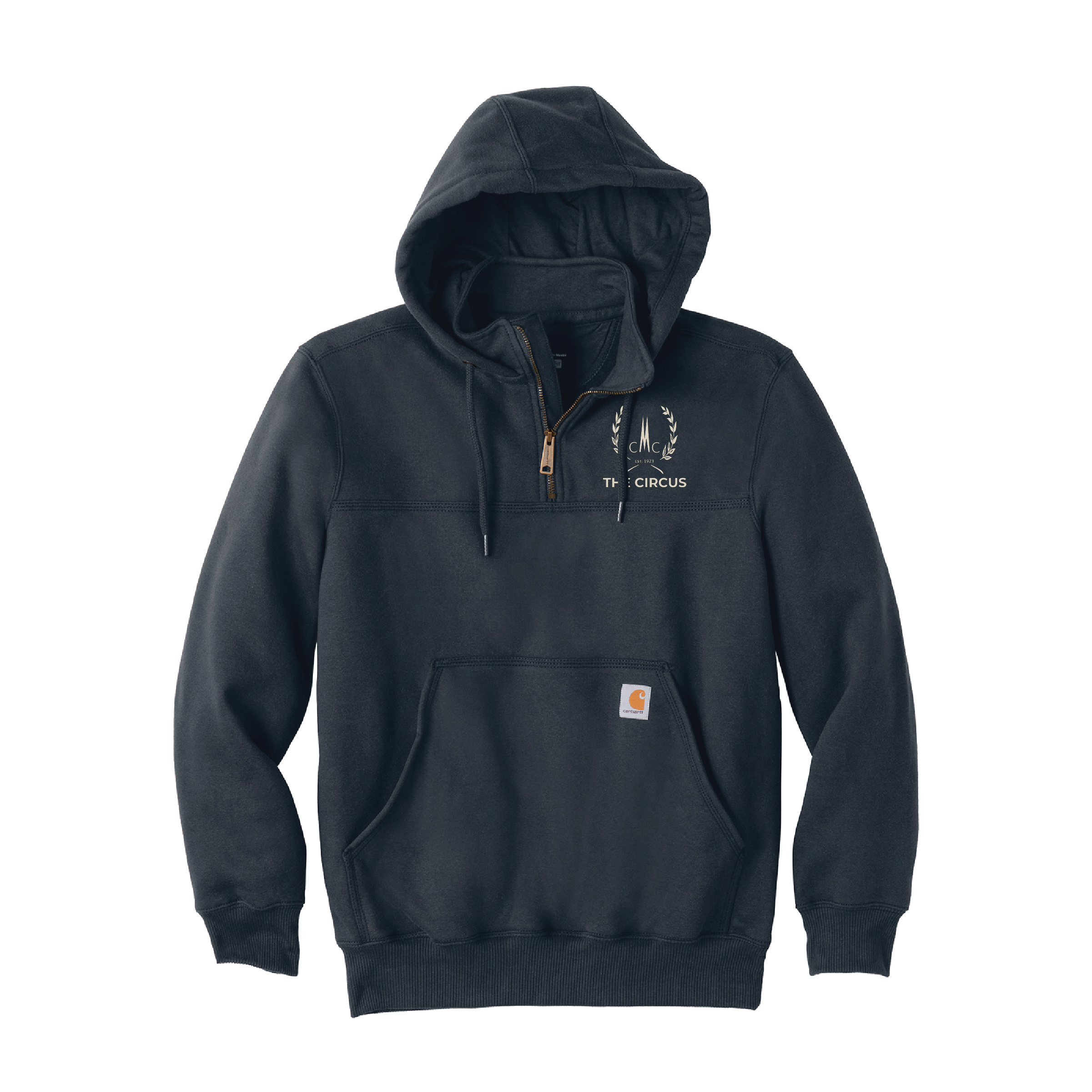 The Circus Men's Carhartt Rain Defender Paxton Heavyweight-Hooded Zip Mock Sweatshirt