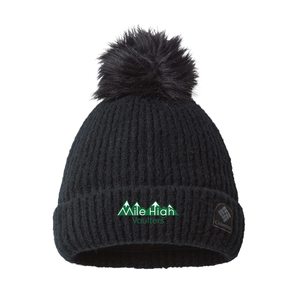 Mile High Vaulters Columbia Winter Pom Beanie