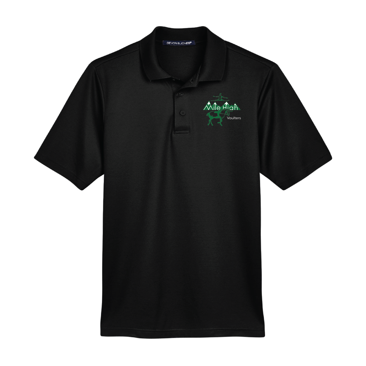 Mile High Vaulters Men's Devon & Jones Performance Polo