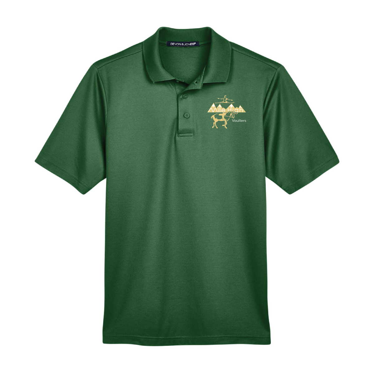 Mile High Vaulters Men's Devon & Jones Performance Polo