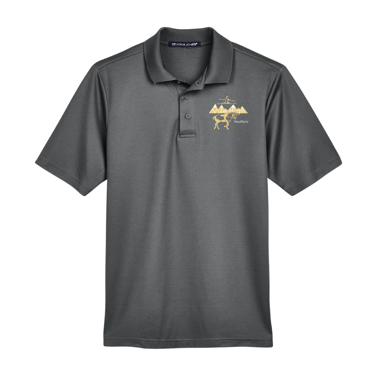 Mile High Vaulters Men's Devon & Jones Performance Polo