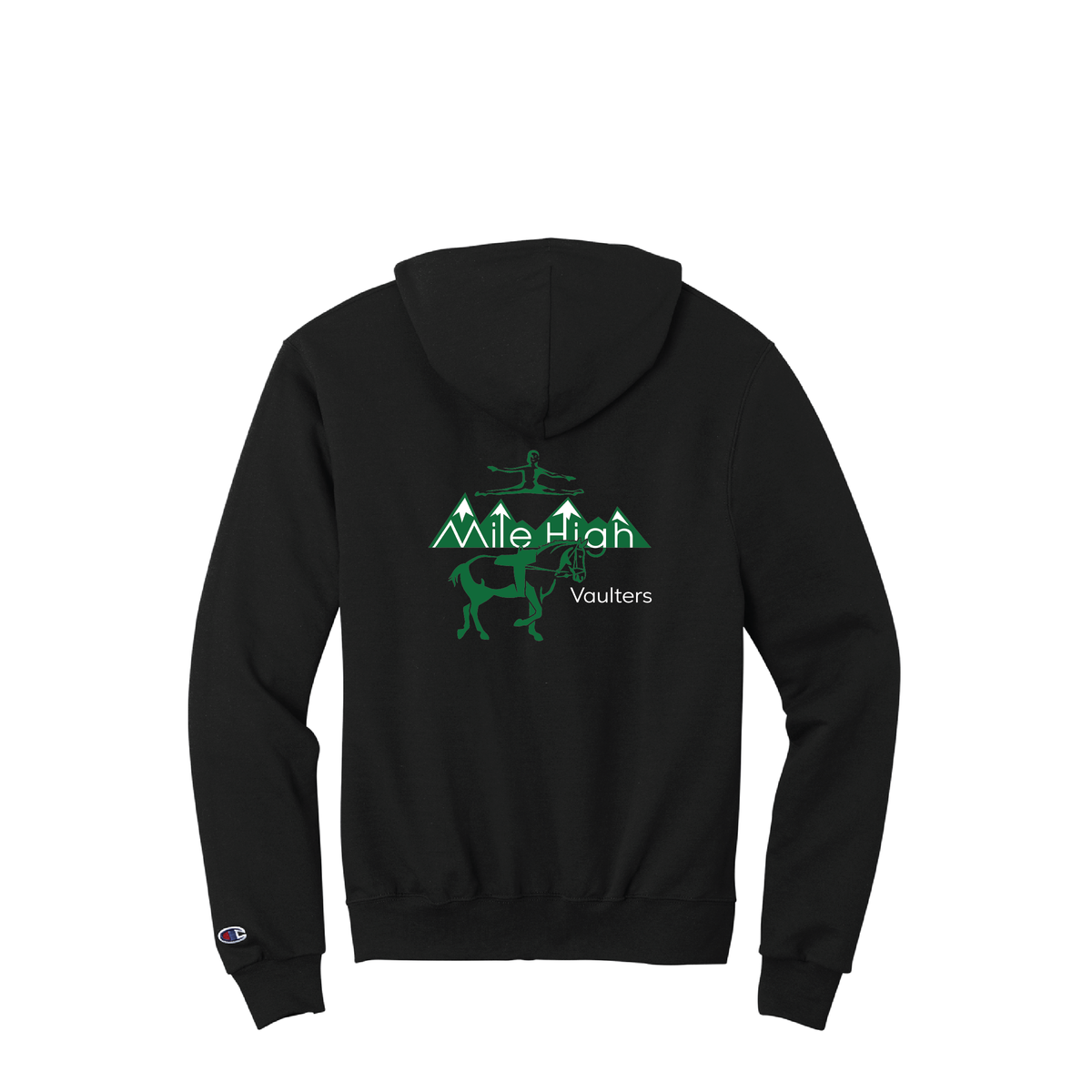 Mile High Vaulters Unisex Champion Powerblend Full-Zip Hoodie