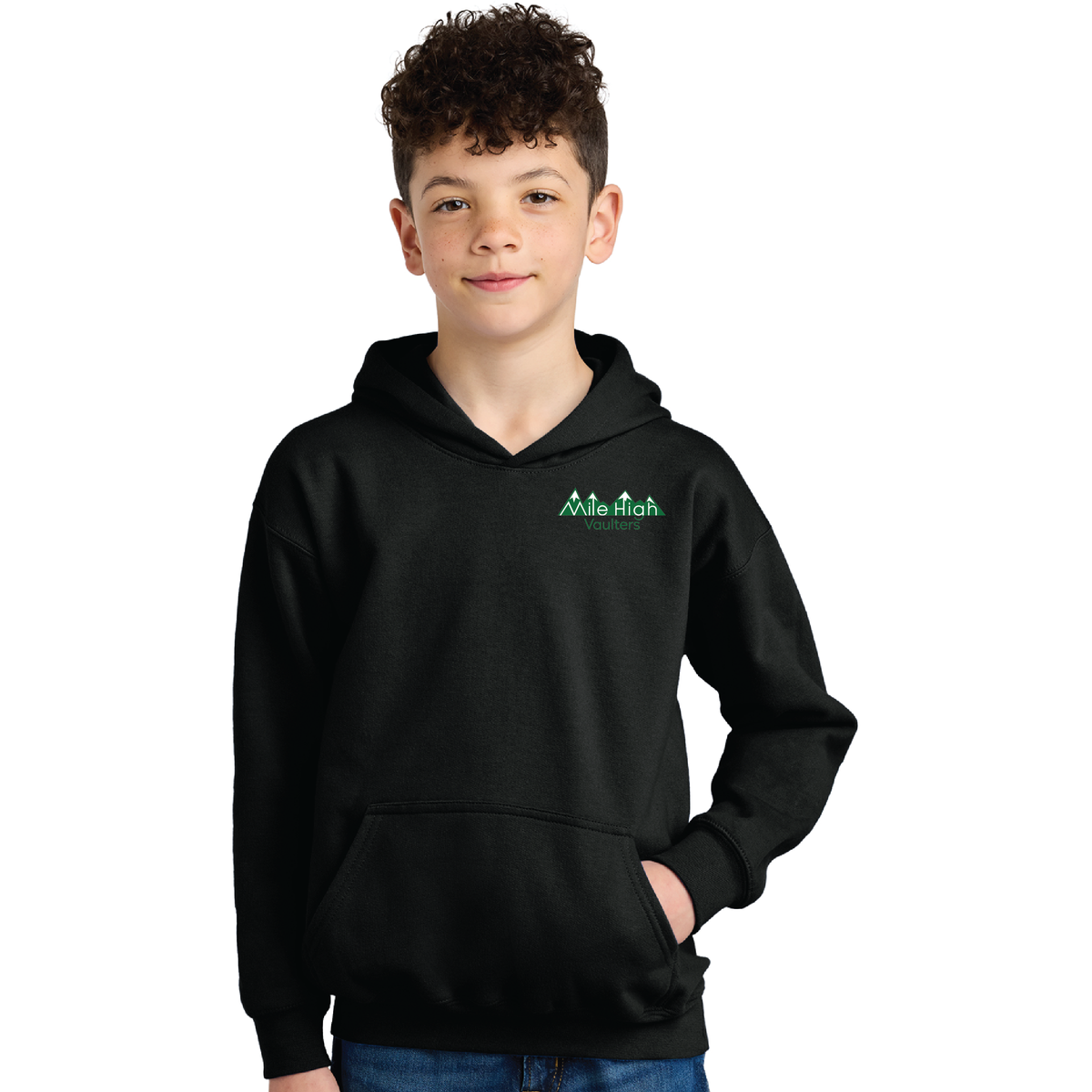 Mile High Vaulters Youth Softstyle Pullover Fleece Hoodie