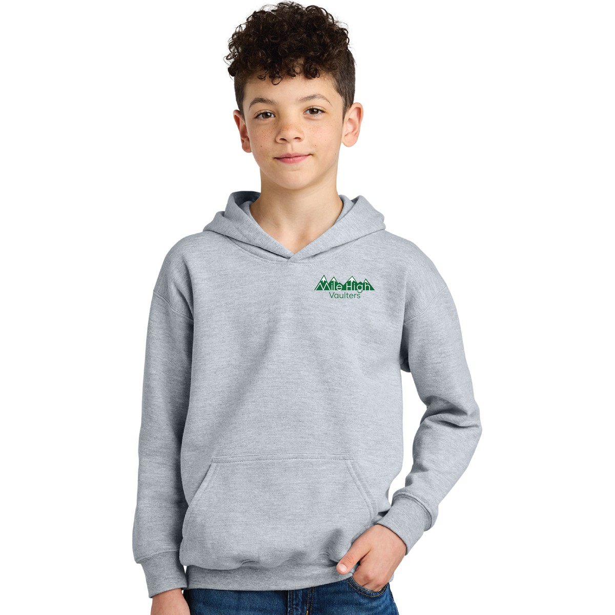 Mile High Vaulters Youth Softstyle Pullover Fleece Hoodie