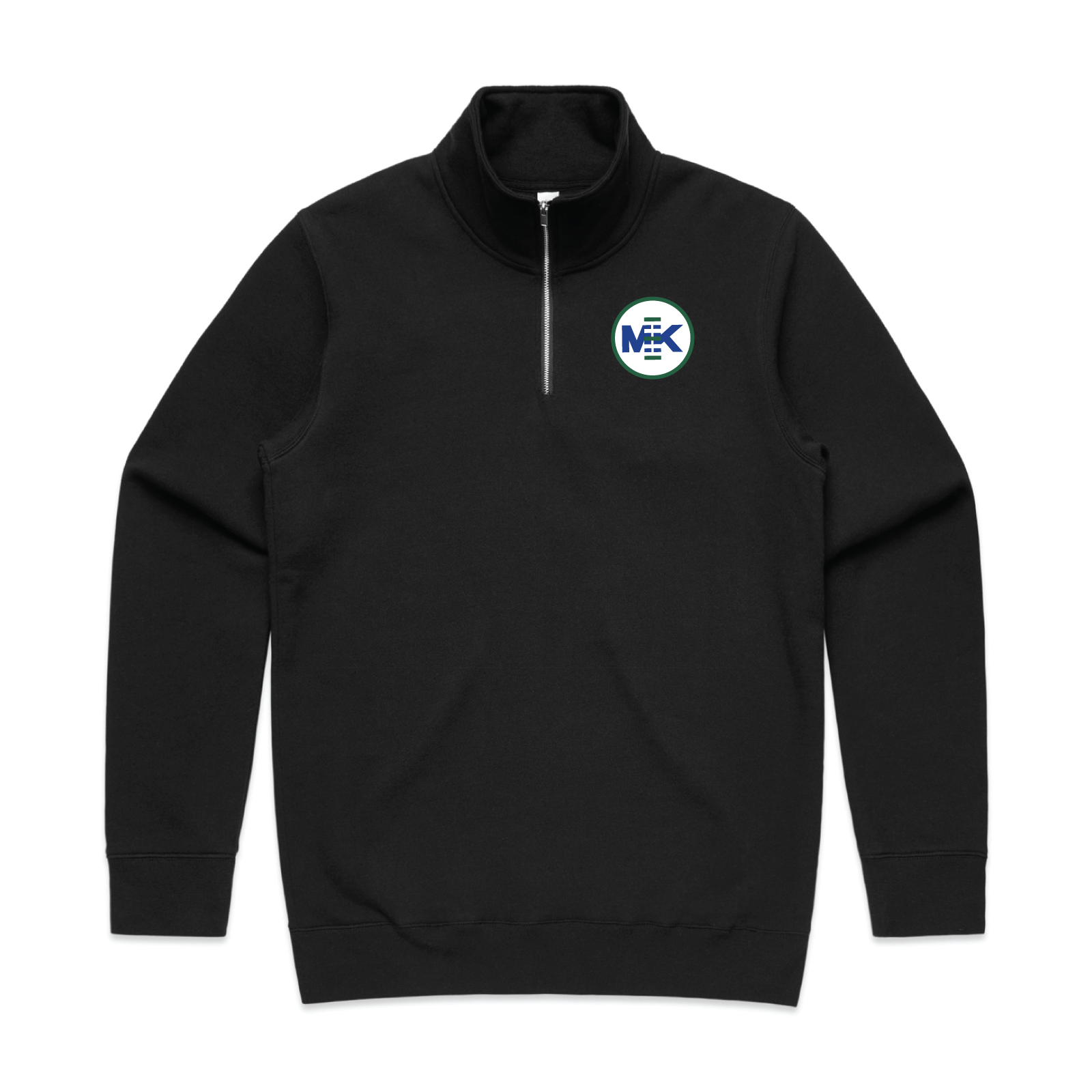 MK Equestrian Men's AS Colour Stencil Half Zip Crew