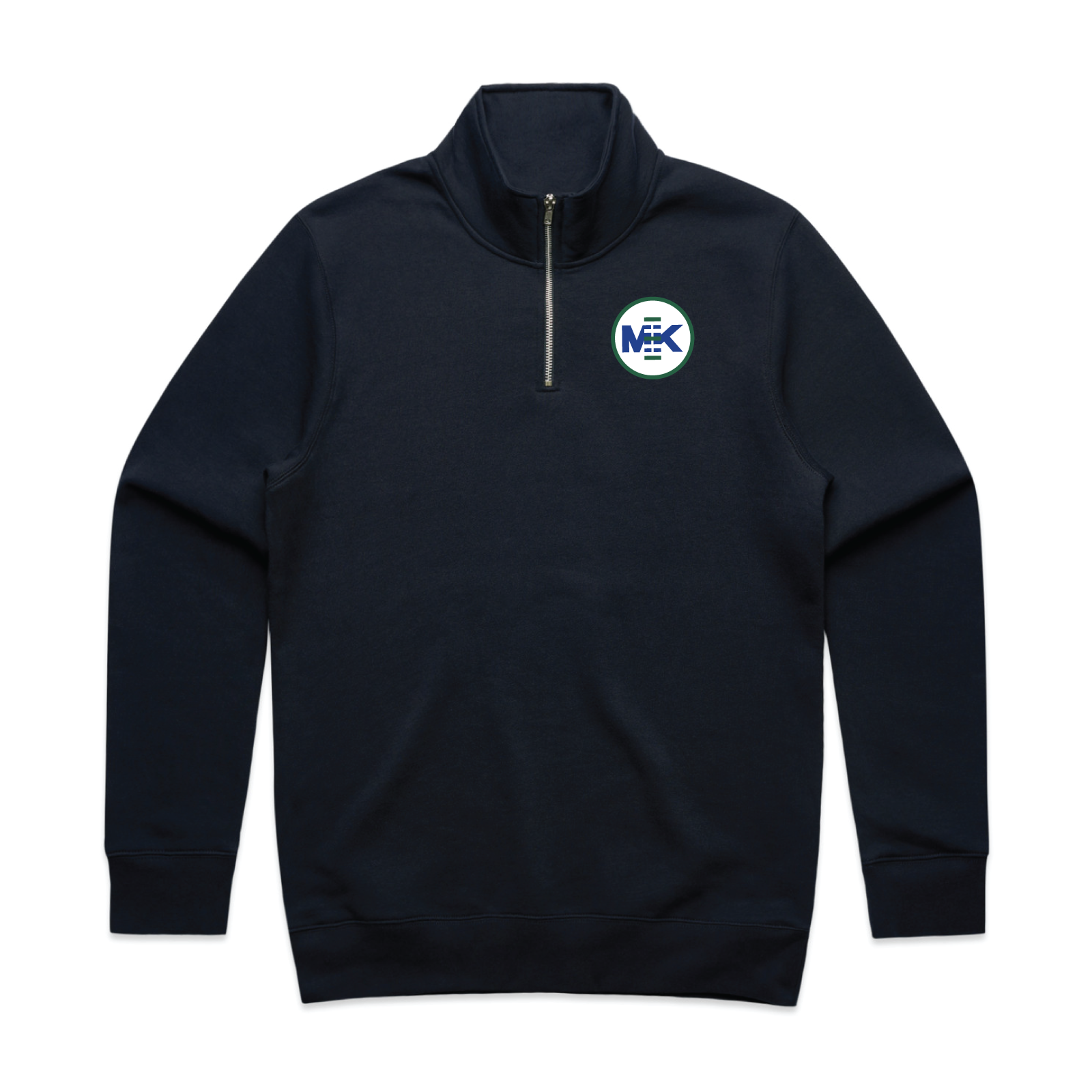 MK Equestrian Men's AS Colour Stencil Half Zip Crew