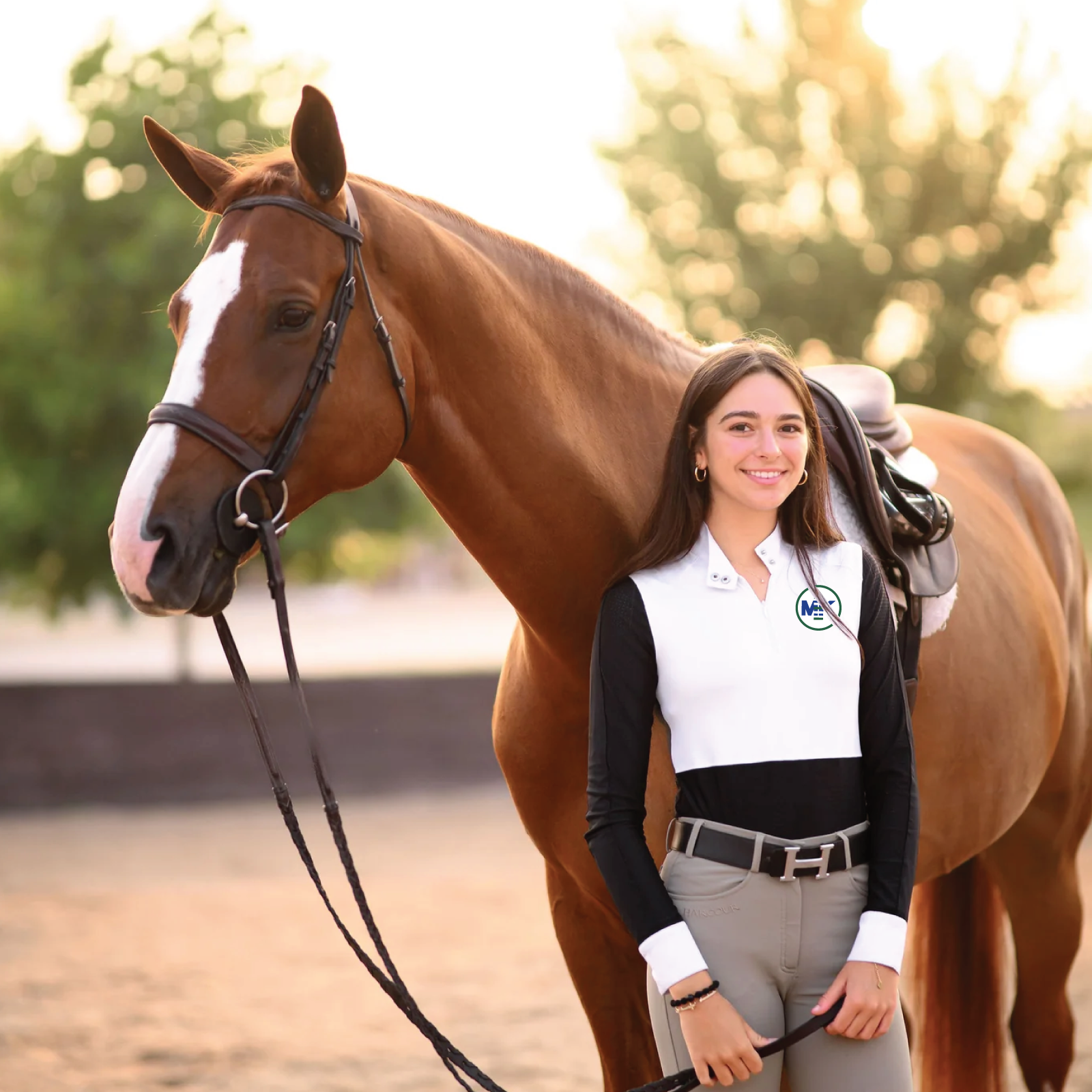 MK Equestrian Euphoric Equestrian Kloud-9 Competition Top