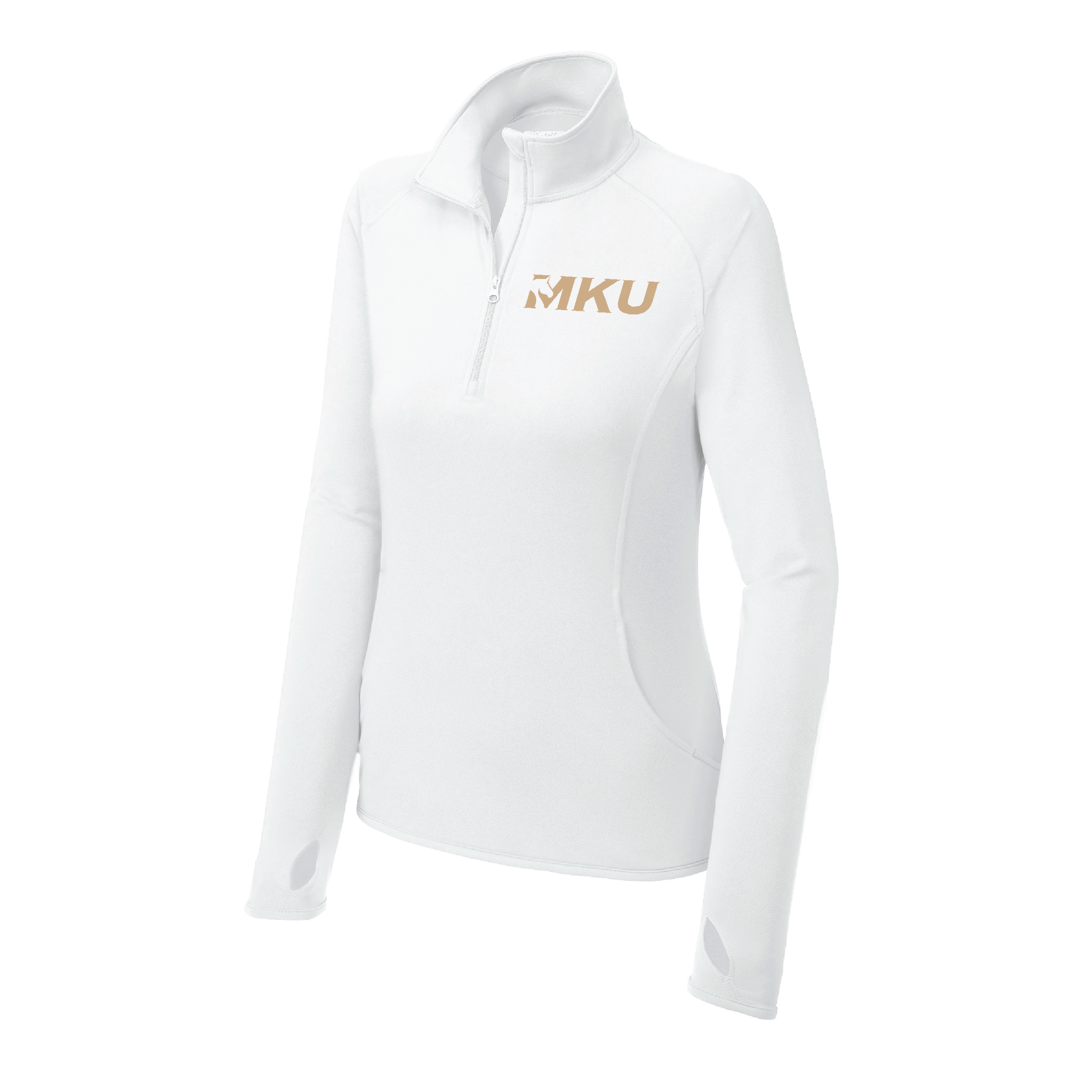 MKU Equestrian Women's Sport-Tek Sport-Wick Stretch 1/4 Zip Pullover