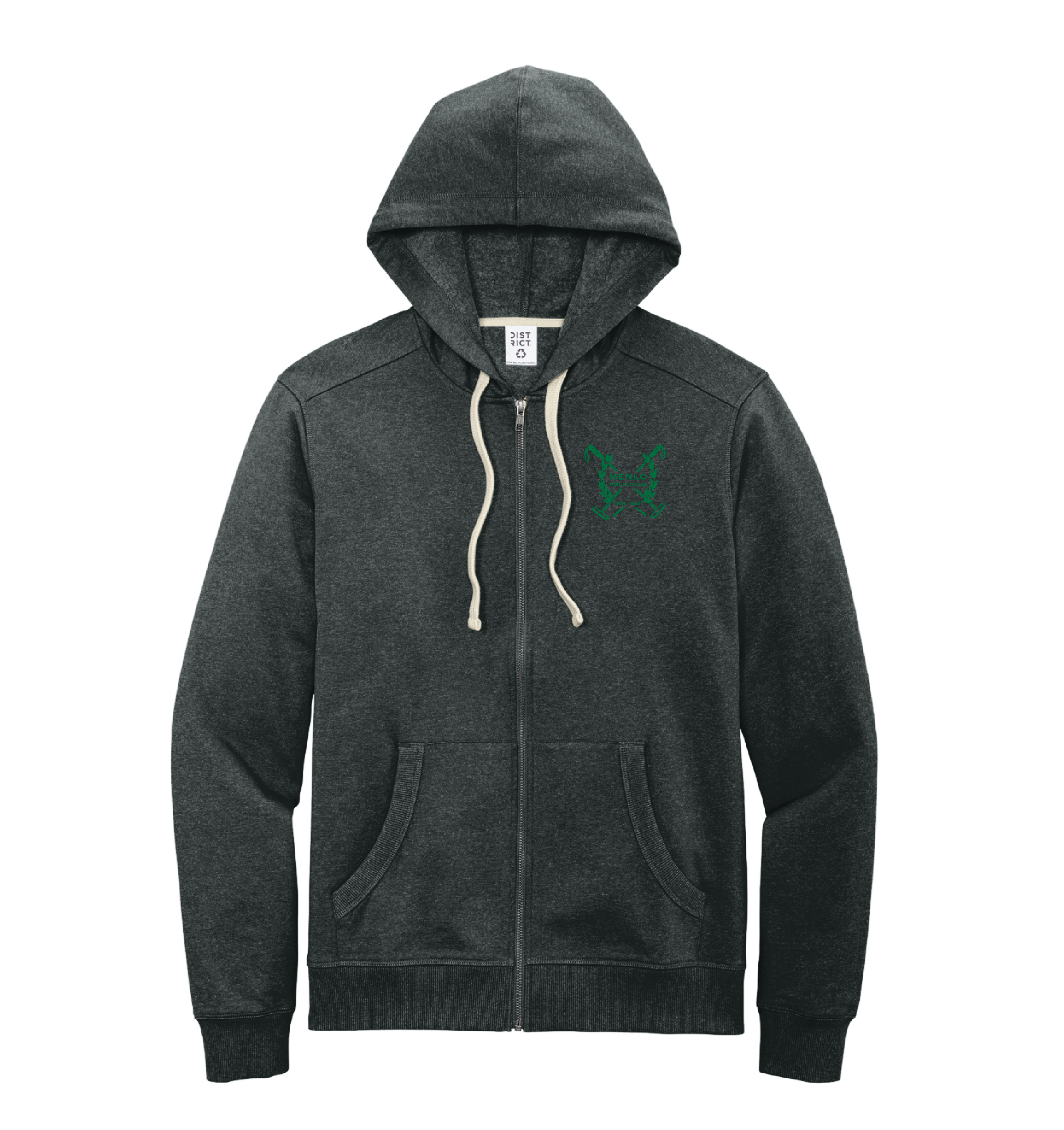 Menlo Polo Club Men's District Full Zip Hoodie