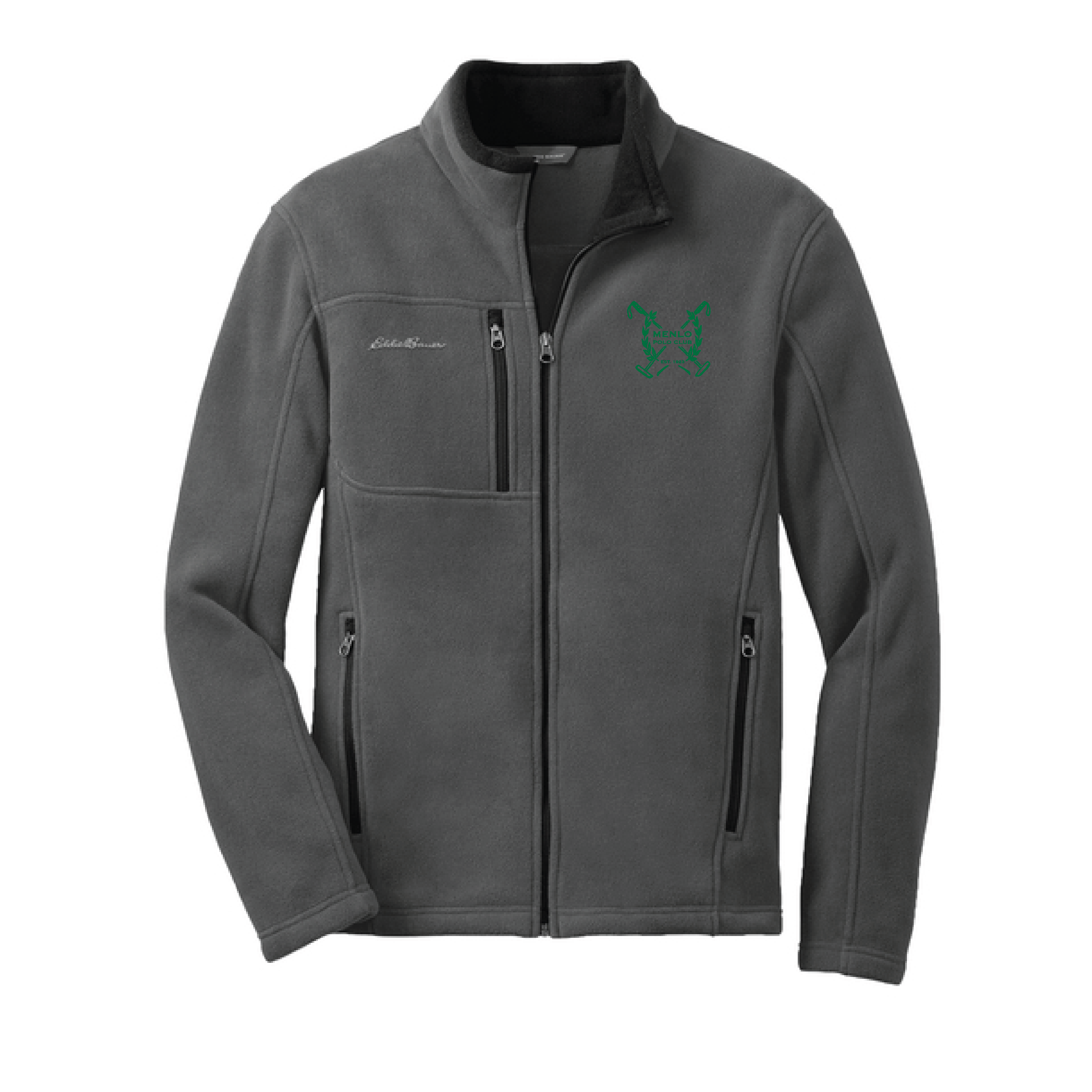 Menlo Polo Club Men's Eddie Bauer Full-Zip Fleece Jacket