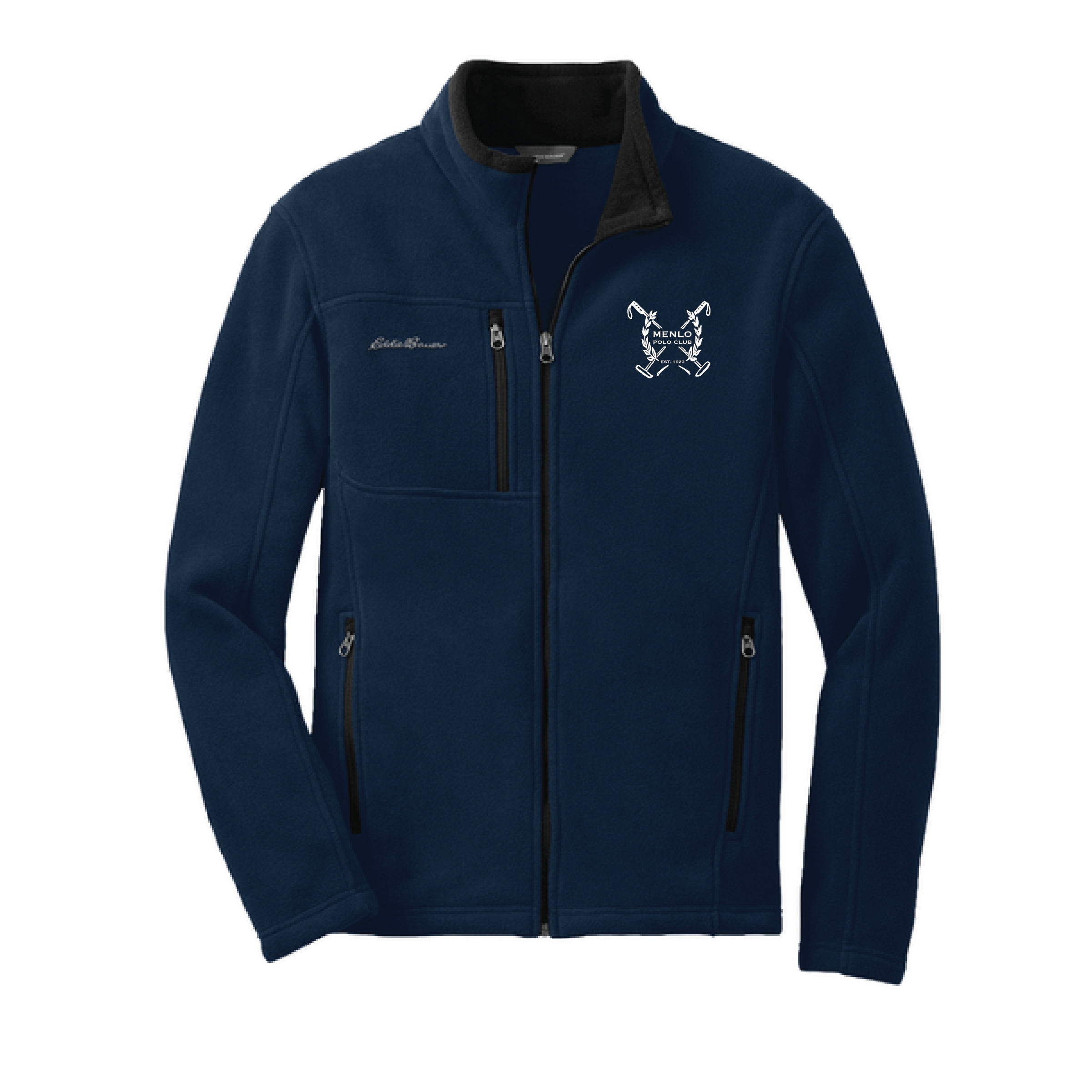 Menlo Polo Club Men's Eddie Bauer Full-Zip Fleece Jacket