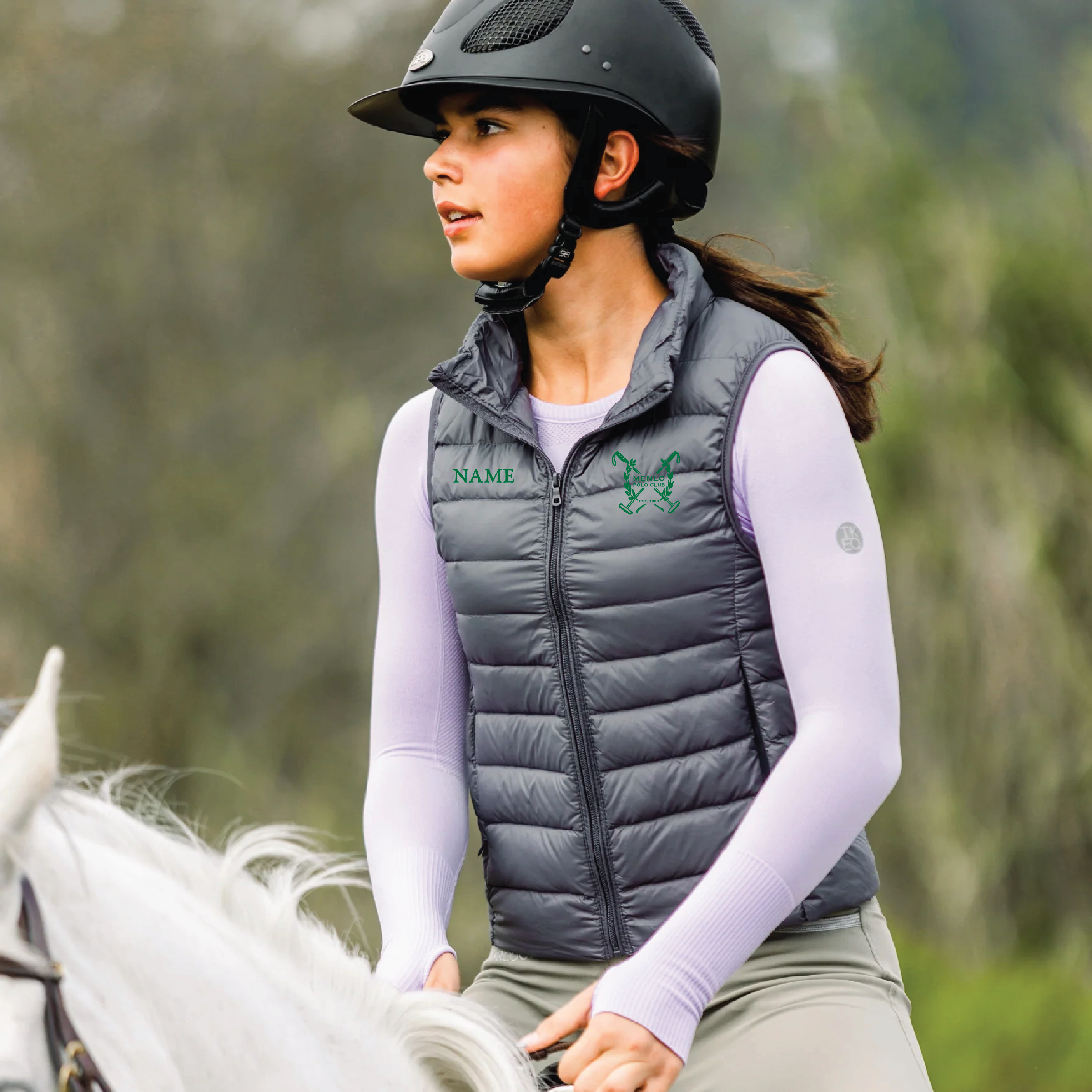 Menlo Polo Club Women's TKEQ 'EZ' Packable Down Vest