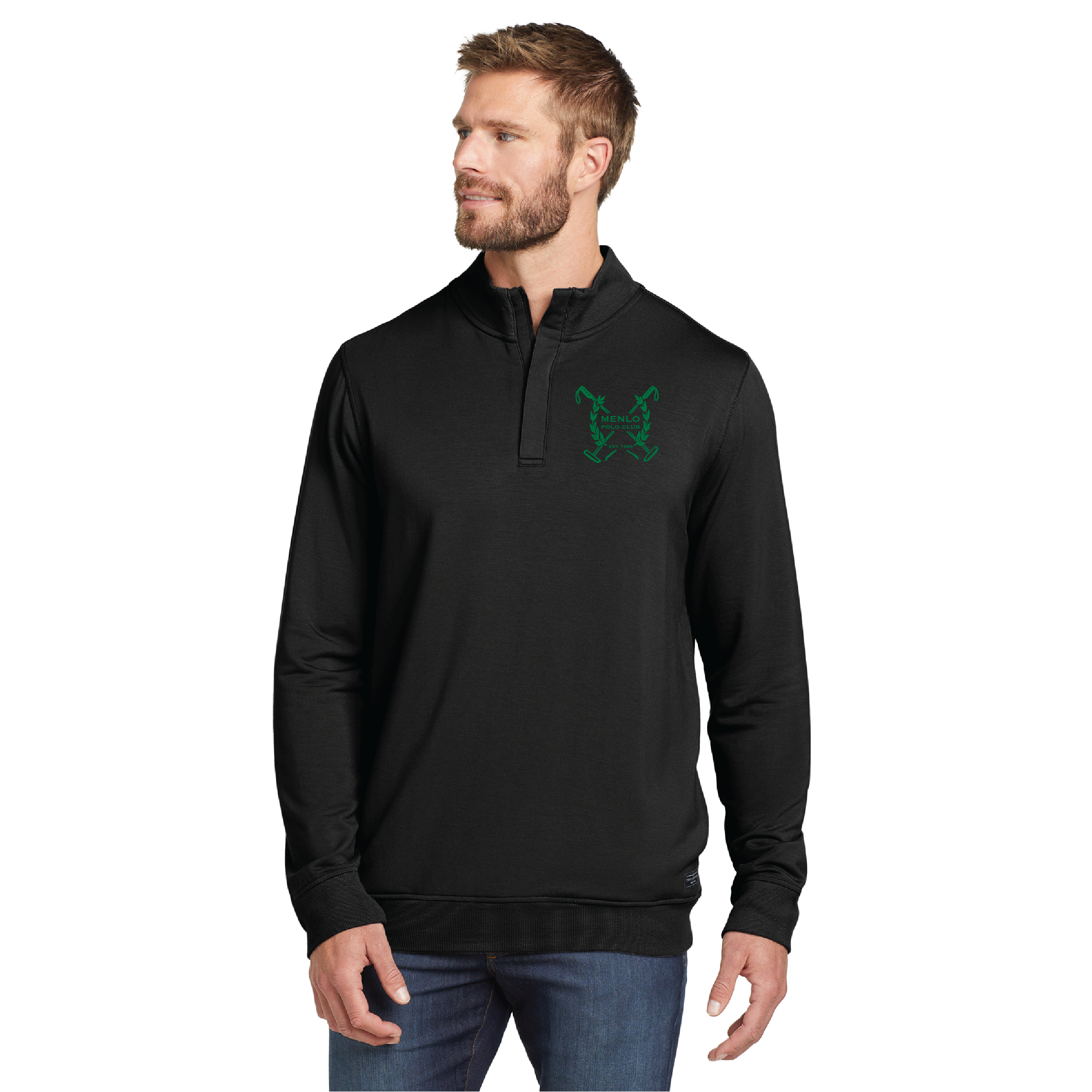 Menlo Polo Club Men's TravisMathew Newport 1/4-Zip Fleece