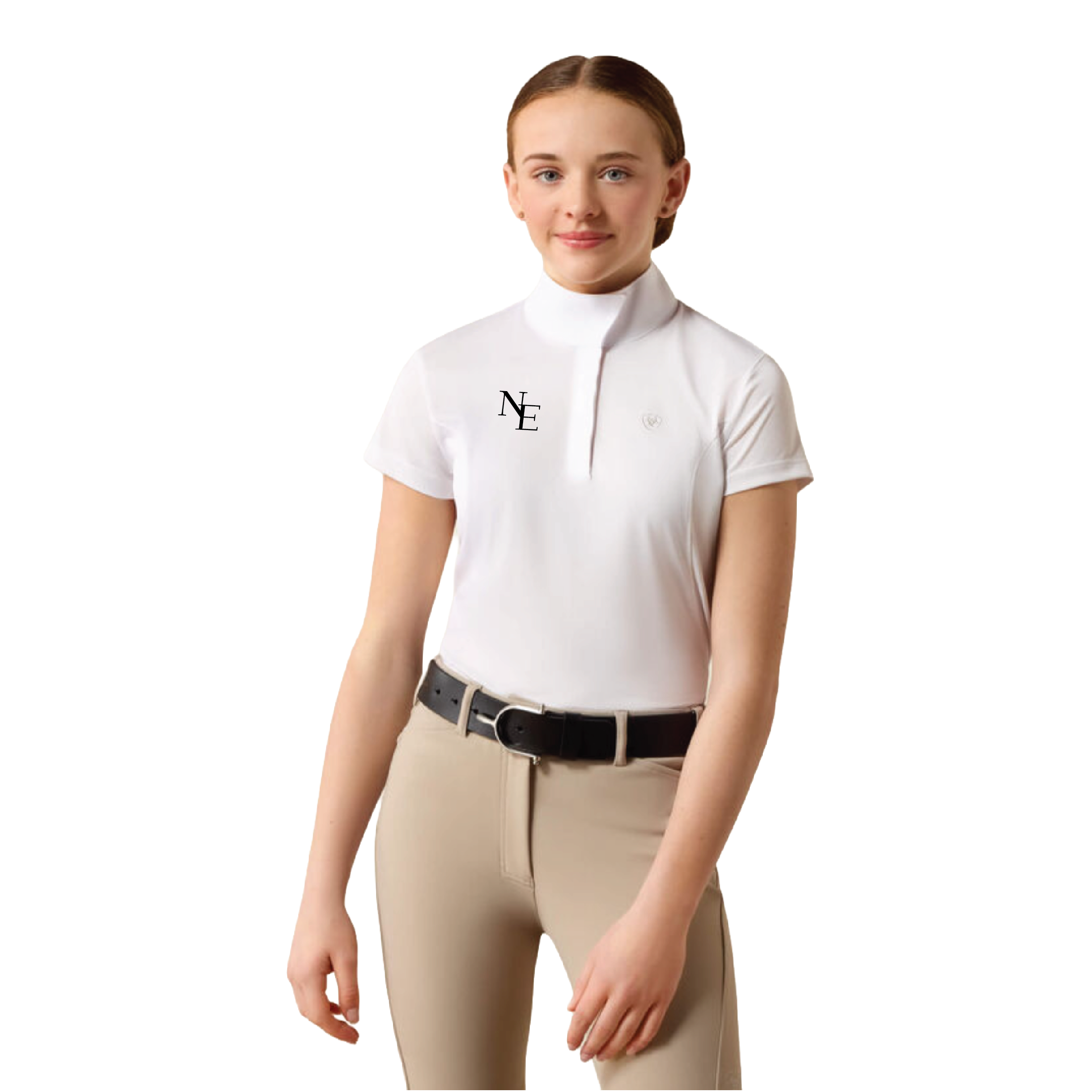 Newman Equestrian Youth Ariat Aptos Short Sleeve Show Shirt