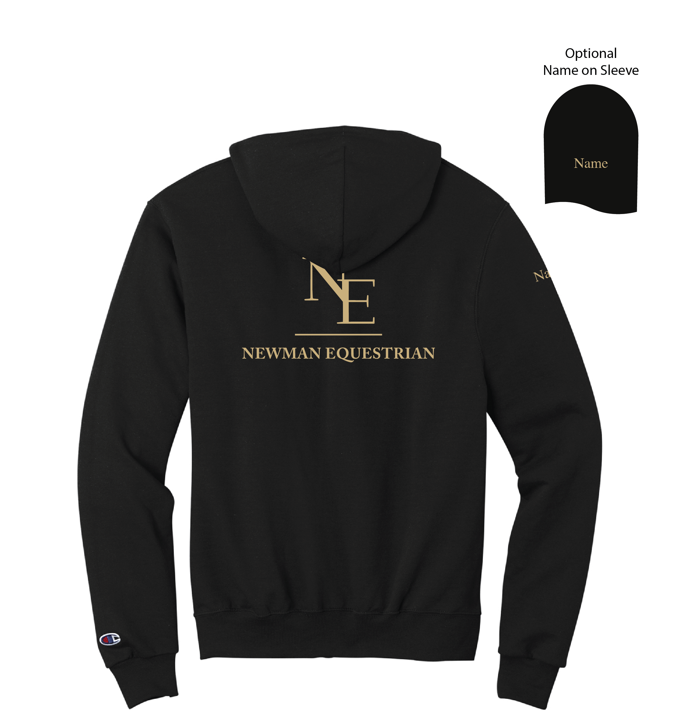 Newman Equestrian Unisex Champion Powerblend Full-Zip Hoodie [GROOMS ONLY]