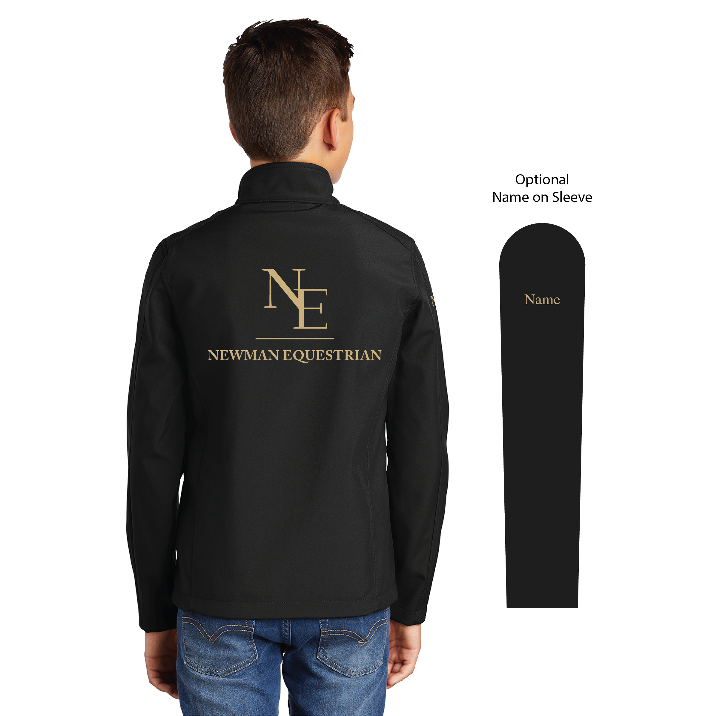 Newman Equestrian Youth Port Authority Core Soft Shell Jacket
