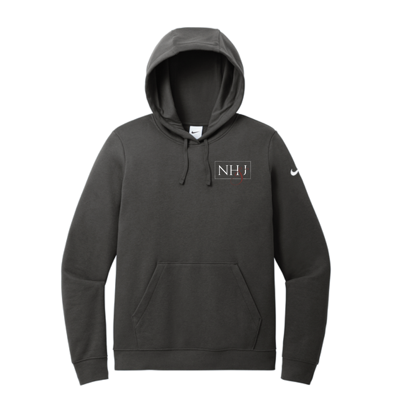 Noble Jumpers Women's Nike Club Fleece Sleeve Swoosh Pullover Hooded Sweatshirt