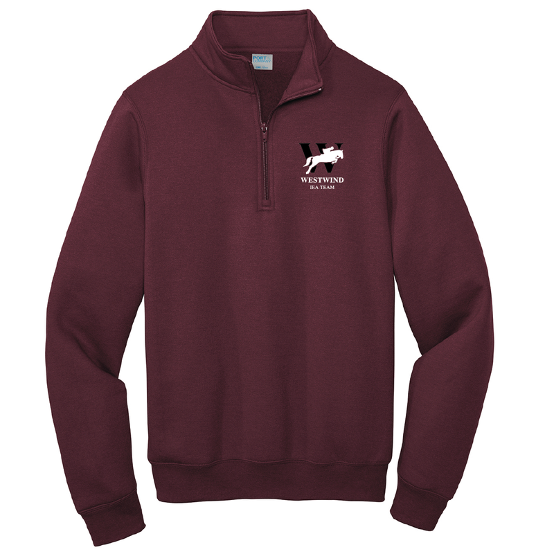 Unisex Port & Company Core Fleece 1/4 Zip Pullover Sweatshirt