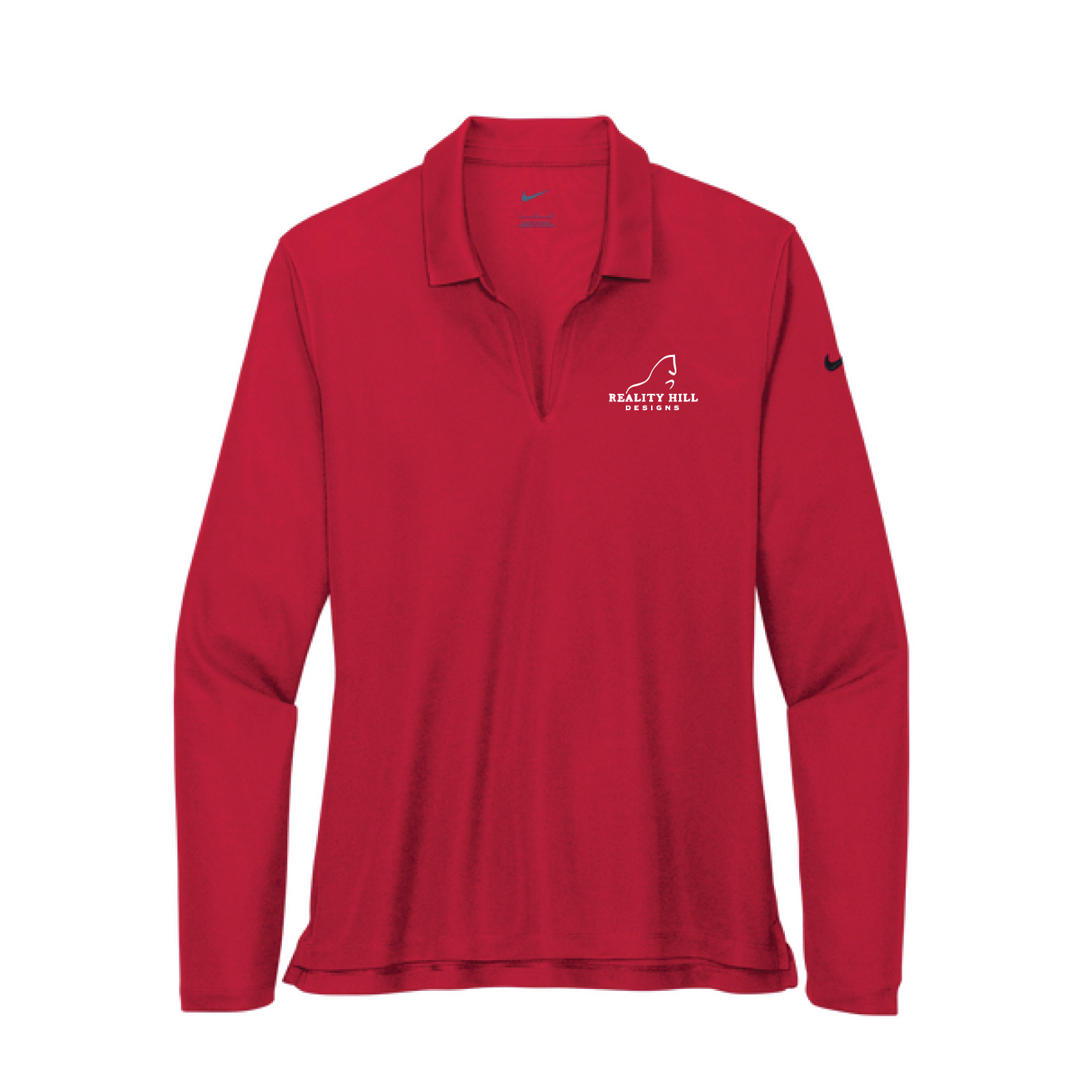 Women's Nike Dri-FIT Micro Pique Long Sleeve Polo