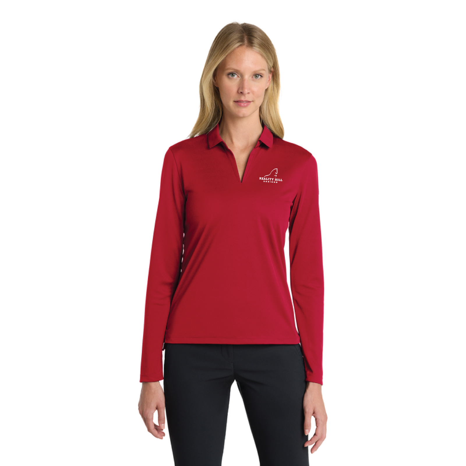 Women's Nike Dri-FIT Micro Pique Long Sleeve Polo