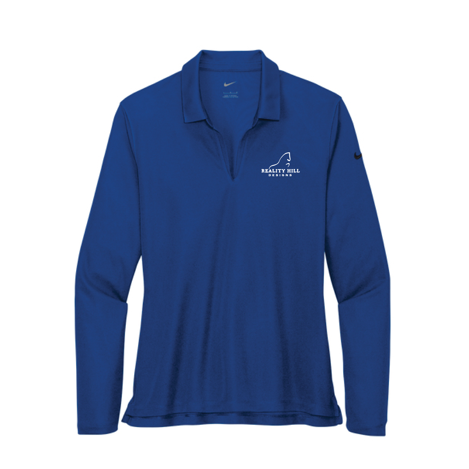 Women's Nike Dri-FIT Micro Pique Long Sleeve Polo