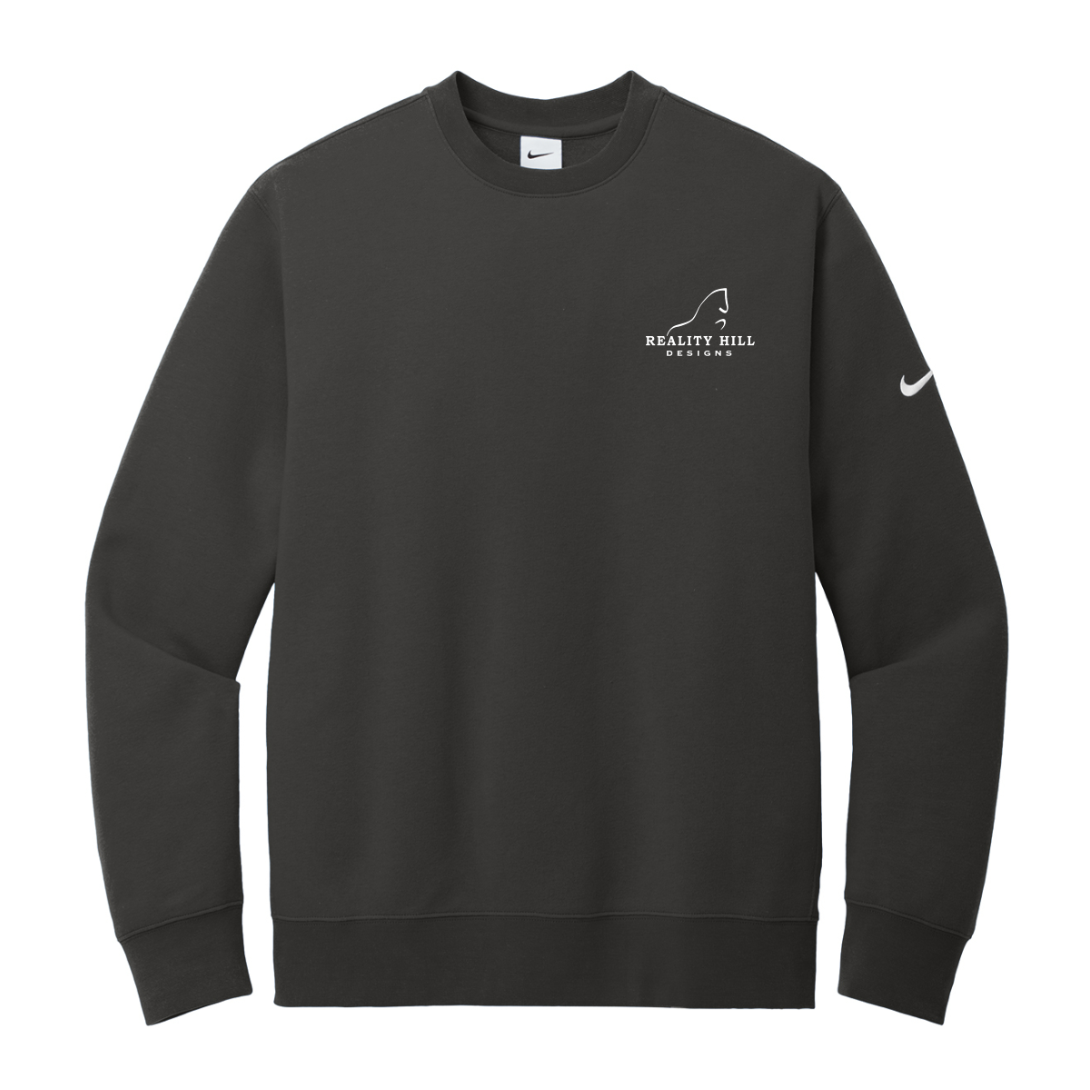Unisex Nike Club Fleece Sleeve Swoosh Crew
